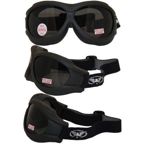 Big Ben Goggles Matte Black Frame Smoke Lenses Motorcycle & Powersports Big Ben 523NWD2