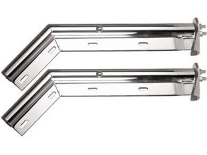 2 Mud Flap Brackets 45 Degree Spring Loaded Hanger S.S. Mud Flaps & Splash Guards Roadmaster 648S-SL