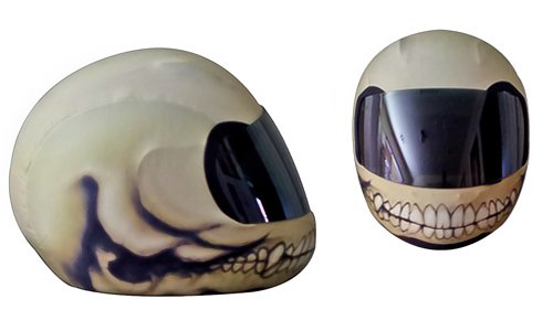 Helmets SkullSkins 1STREETSKINBONEHEAD
