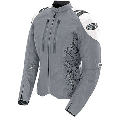 Joe Rocket Womens Atomic 4.0 Jacket - 2 Diva/Silver/White Jackets & Vests Joe Rocket 1061-5607