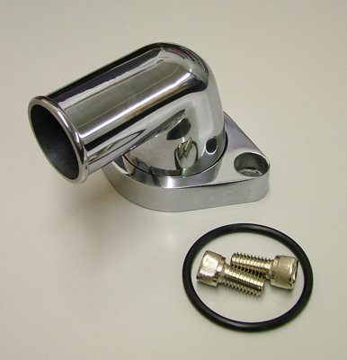 Speed 6009 Aluminum Chevy Swivel Water Neck 90 Degree Thermostats SPEED UNLIMITED 6009