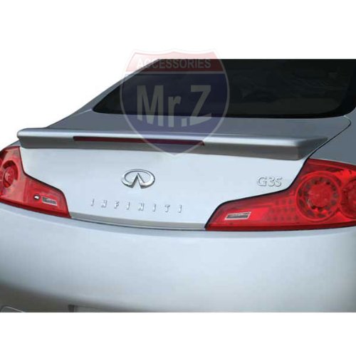 2003-2007 Infiniti G35 2D Custom Spoiler Factory Style With LED (Unpainted) Body MrZAccessories 01-ING306F2L
