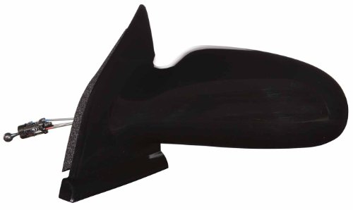 Depo 335-5420L3CL Glossy Black Driver Side Manual Mirror Mirrors Depo 335-5420L3CL