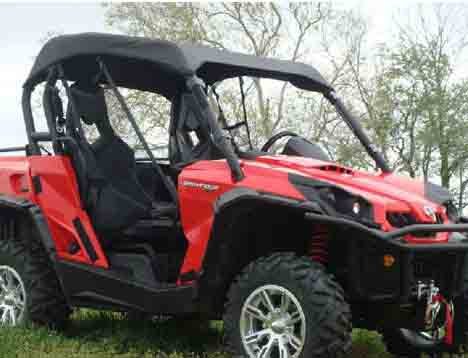 Tops & Roofs GCL UTV CANAM-TCA-BLK