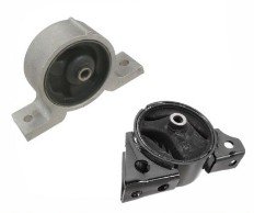 M001 112704Z000 113204Z005 00-06 Nissan 1.8L 2.0L Engine Motor Mount Set 2PCS Sentra 00 01 02 03 04 05 06 Engine Mounts MotorKing M001