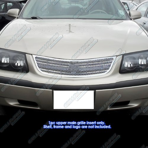 APS C75741T Chrome Grille Bolt Over for select Chevrolet Impala Models Grille Inserts APS C75741T