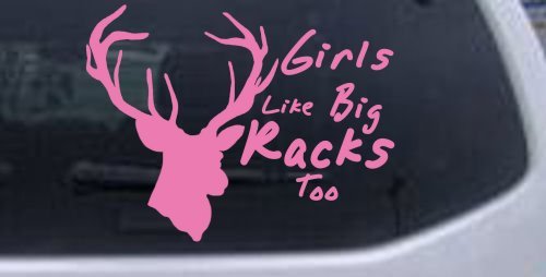 Bumper Stickers, Decals & Magnets Rad Dezigns 10619_Pink_5inX3.8in