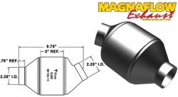 MagnaFlow 36975 Universal California Pre-OBDII Converters 1988-1991 Toyota Camry Catalytic Converters MagnaFlow Exhaust Products 36975