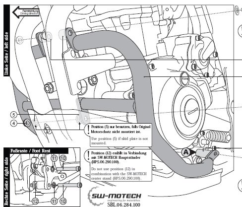 Engine Guards SW-MOTECH SBL.06.284.100