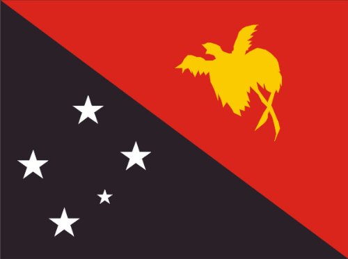PEMA Sticker Flag Decals A-LS139 Papua New Guinea - Papua-Neuguinea 10 cm - 3,9 colored flag Decals PEMA 4052166712934
