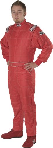 G-Force 4545MEDRD GF 545 Red Medium Double Layer Racing Suit Racing Apparel G-FORCE Racing Gear 4545MEDRD