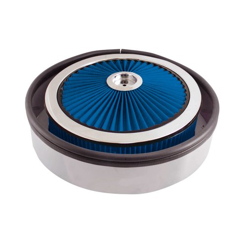 Spectre 98362 Xtraflow Cowl Hood Round Air Cleaner with Blue hpR Filter Air Filters Spectre Performance 98362