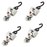 QRT MAX Slide 'N Click Retractor Kit with Floor Pockets Ratcheting Q'Straint Q-8301-SC