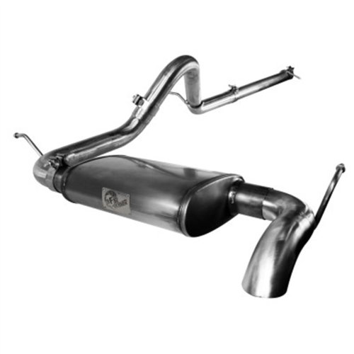 aFe 49-46208 Mach Force XP 2.5 Cat-Back Exhaust System for Jeep Wrangler 2-Door V6 3.8L Exhaust & Emissions aFe 49-46208