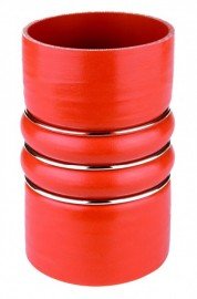 3-1/2 ID x 8.50 Long w/ 5 Rings Venair Charge Air Cooler Hot Side, 4 Ply Aramid, Red Air Intake Venair Inc. 620001100048