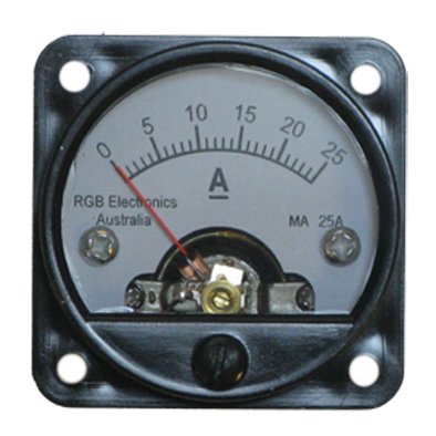 0-25 Amp Expanded Analog Amp Meter Ammeters MA-25