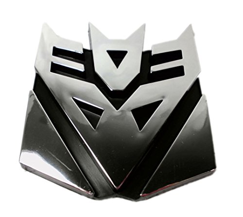 4.5 Decepticon Chrome 3D Emblem Emblems The Masonic Exchange TME-142