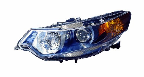 Depo 327-1104L-USH2 Acura TSX Driver Side Composite Headlamp Assembly with Bulb and Socket Headlight Assemblies Depo 327-1104L-USH2