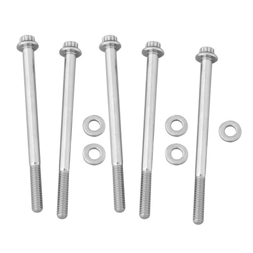 ARP 611-4500 Stainless Steel 1/4-20 RH Thread 4.500 UHL 0.3125 12-Point Bolt with 0.3125 Socket and Washer, (Set of 5) Main Bolts & Studs ARP 611-4500