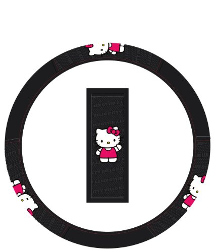 Hello Kitty Sanrio Waving Car Steering Wheel Cover Steering Accessories Hello Kitty 6618R01
