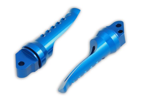 Custom Foot Pegs - Rear Passenger - Suzuki - GSXR 600 97-05, GSXR 750 96-05, ... Controls LuckyBike 51-002-BL