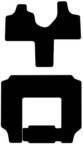 Chrysler Town and Country LX Stain Resistant Carpeted Custom-Fit Floor Mats -... Custom Fit Auto Mat Store AV1385b-ST-734