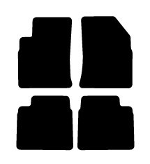 Hyundai XG 300 Stain Resistant Carpeted Custom-Fit Floor Mats - 4 PC Set - Sa... Custom Fit Auto Mat Store AV1471-ST-734