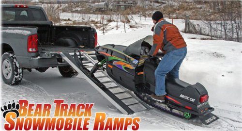 84 Bear Track Bi-Fold Aluminum Snowmobile Loading Ramp Loading Ramps Bear Track 750-BS