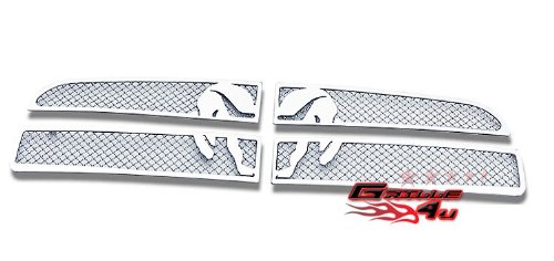 05-10 Dodge Charger Stainless Symbolic Mesh Grille Grill Insert Grille Inserts APS D76438B