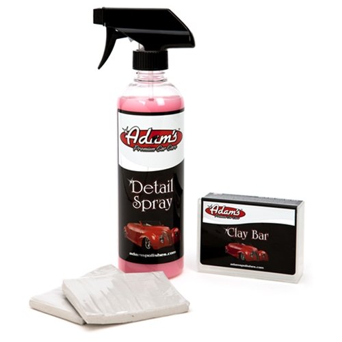 Adam's Made in the USA Detailing Clay Bar & Detail Spray Combo Polishing & Rubbing Compounds Adam's Polishes S001