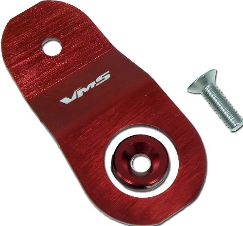 96-00 RED Radiation STAY BRACKET Bolt Kit for Honda Civic EK ALL Models 1996 1997 1998 1999 2000 96 97 98 99 00 Batteries VMS Racing 1-ERPRS001RD
