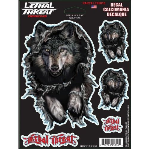 Bumper Stickers, Decals & Magnets Lethal Threat Designs LT95010