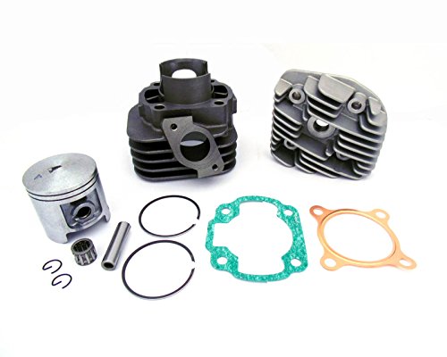 Cylinder Kit 70cc 10mm Pin 2 Stroke Jog Yamaha Minarelli 1E40QMB TAIWANESE Cylinder Heads ScooterPartsDepot MGMP0108_75CC_10mmpin