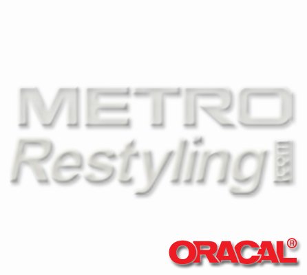 ORACAL 970RA-010 MATTE WHITE Wrapping Cast Vinyl Film with Rapid Air ®Technology 60x240 Decals ORACAL 970MRA-010