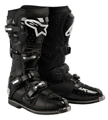 Alpinestars Tech 8 Light Boots , Distinct Name: Black, Size: 9, Gender: Mens/Unisex, Primary Color: Black 2011011-10-9 Boots Alpinestars 2011011109