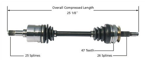 Shafts Prime Choice Auto Parts DSK129