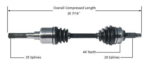 Shafts Prime Choice Auto Parts DSK118