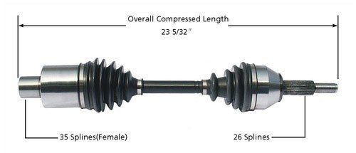 Shafts Prime Choice Auto Parts DSK126