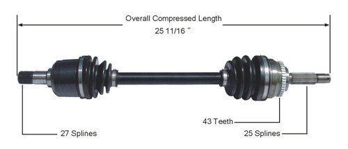 Shafts Prime Choice Auto Parts DSK523