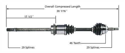 Shafts Prime Choice Auto Parts DSK784