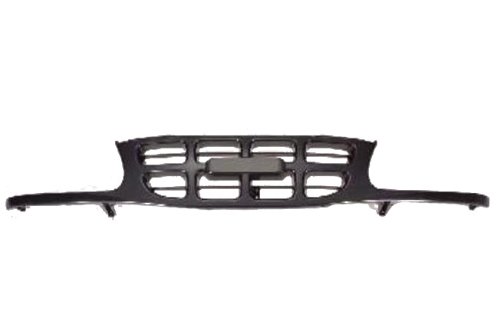 Isuzu Rodeo 00-02 Front Grille Car Black w/o Ironman Grilles Aftermarket 8972249101