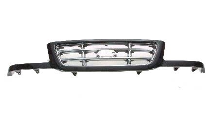 Ford Ranger 01-04 Front Grille Car Chrome/DARK Gray New Grilles Aftermarket 3L5Z8200CA