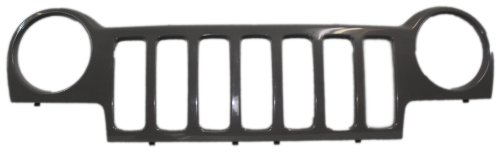 Jeep Liberty 02-04 Grille Gray W/O Insert Grille Inserts Auto Lighthouse 55156608AB