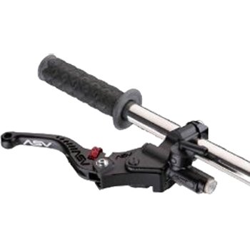 ASV BRC550-SK Shorty Brake C5 Sport Motorcycle Levers / Black - for Ducati/Yamaha/Aprilia/KTM/Triumph Steering Wheel Pullers ASV BRC550-SK-FBA