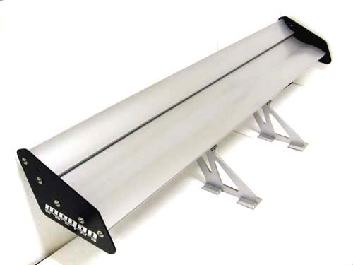 91-96 Lexus GS300 Megan Racing 56 Silver Black Aluminum Trunk Spoiler Wing Body Megan Racing MRSPWSLBLK684