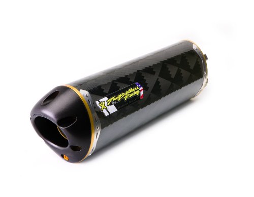 Two Brothers Racing (005-3040407V) Standard Series Slip-On Exhaust System with M-2 Carbon Fiber Canister Complete Systems Two Brothers Racing 005-3040407V