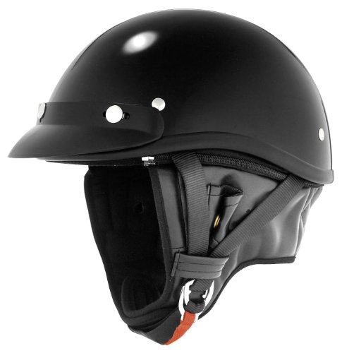 Skid Lid Helmets Classic Solid Touring Helmet , Size: Sm, Primary Color: Black, Distinct Name: Black, Helmet Category: Street, Helmet Type: Half Helmets, Gender: Mens/Unisex XF64-6901 Helmets Skidlids XF64-6901