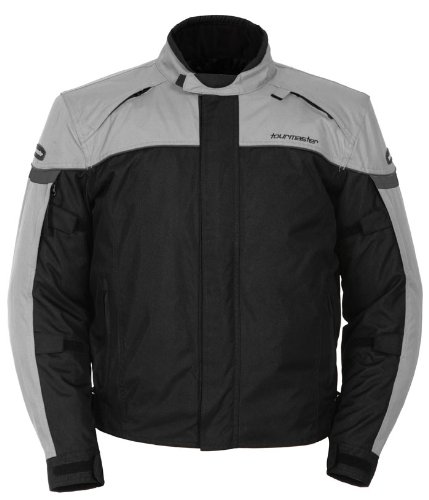 Tourmaster Jett 3 Jkt Silver Black Lrg Jackets & Vests Tourmaster 8756-0307-06