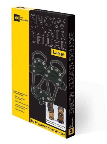 AA Car Essentials- Deluxe Snow Cleats (Large) Car, Light Truck & SUV AA Car Essentials FG-OBLD-ZJ5C