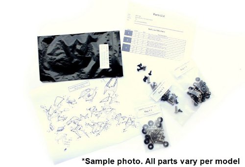 Kawasaki ZX10r 06-07 Motorcycle Fairing Bolt Kit, Screws, Bolts, Fasteners Ninja 2006-2007 Body Kits CaliBikerClub K106-SBK